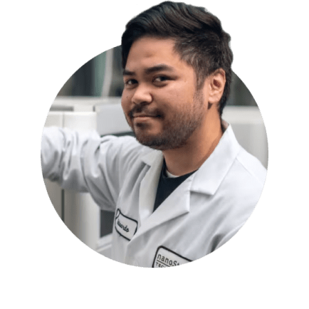 Portrait of a happy NanoString employee.