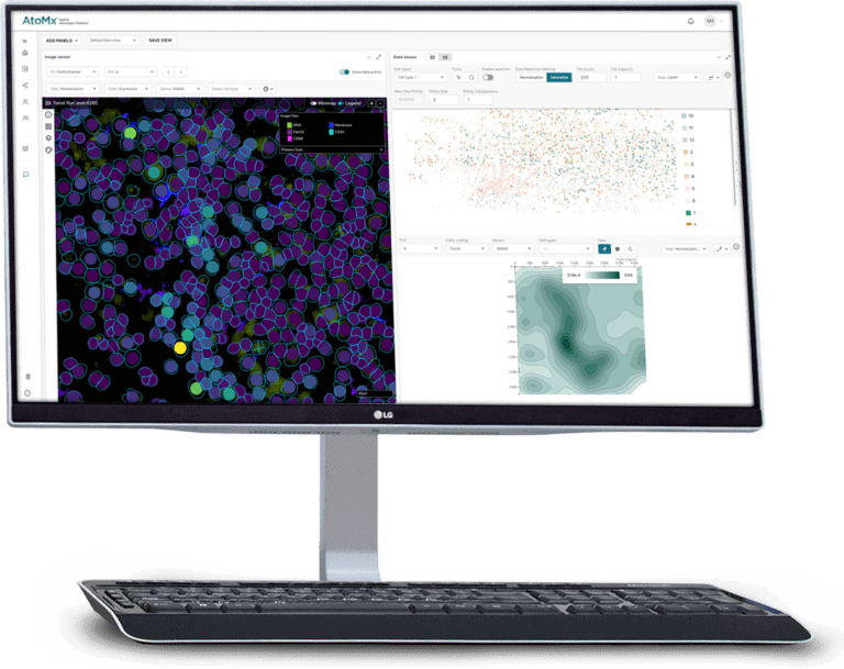AtoMx&reg; Spatial Informatics Platform, the cloud computing suite for spatial multiomics data analysis