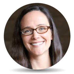 Circular portrait of Brooke Howitt