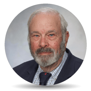 Circular portrait of E. Aubrey Thompson