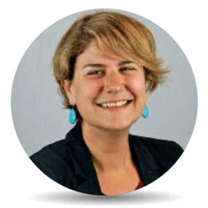 Circular portrait of Sophie Wehrkamp-Richter