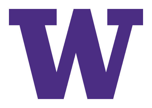 University of Washington purble block W