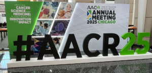 3D Logo: #AACR25 from Annual Meeting in Chicago