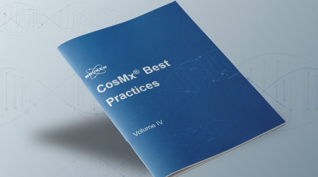 Cover of booklet: CosMx Best Practices, Volume IV