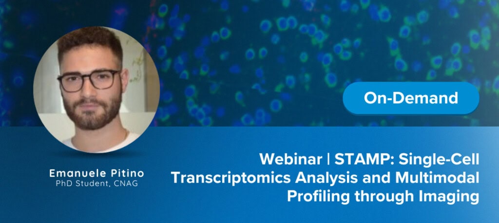 Webinar announcement- STAMP: Single-Cell Transcriptomics Analysis and Multimodal Profiling through Imaging