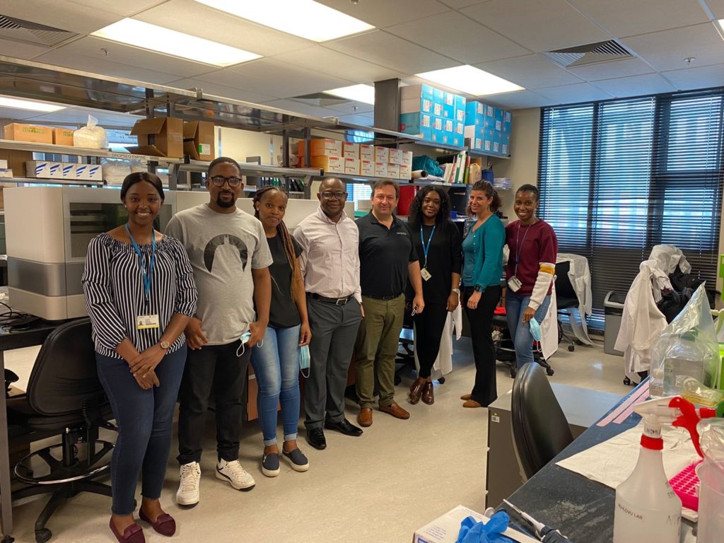 Global Infectious Disease Researchers in the lab