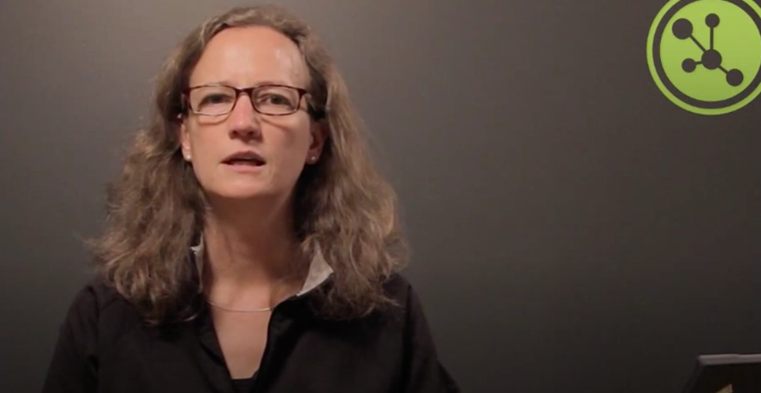 Woman speaking about the nCounter Analysis System